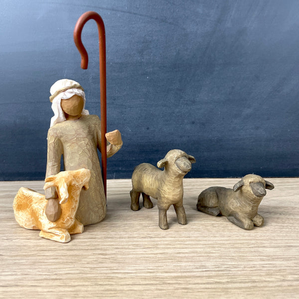 Willow Tree Susan Lordi  Shepard and Stable Animals set - 2002 - NextStage Vintage