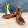 Wooden mens shoe trees - adjustable length for decor or use - NextStage Vintage