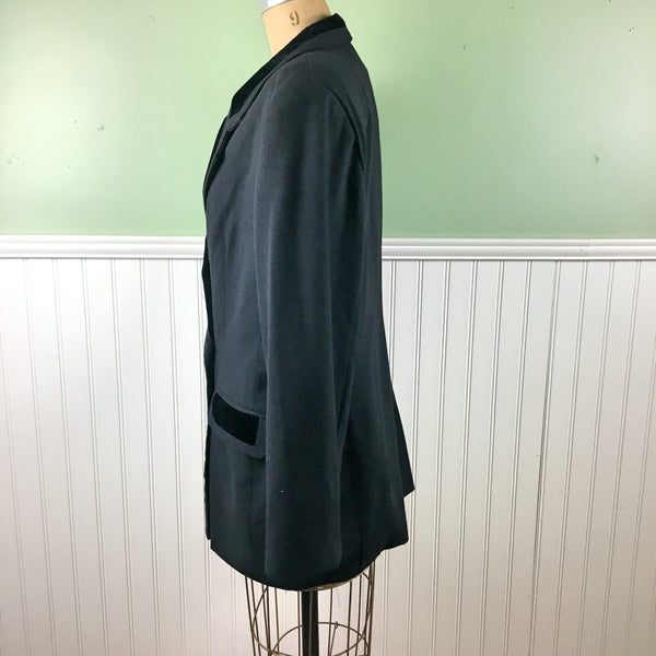 80s women's double-breasted tuxedo jacket - S.K & Company - size 12 - NextStage Vintage