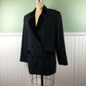 80s women's double-breasted tuxedo jacket - S.K & Company - size 12 - NextStage Vintage