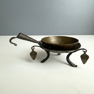 Miniature copper pan and stand - vintage made in Sweden - NextStage Vintage