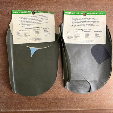 Smith's Iron-On Knee Patches - vintage 1950s sewing ephemera - NextStage Vintage