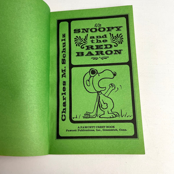 Snoopy and the Red Baron - Charles M. Schulz - 1966 paperback - NextStage Vintage