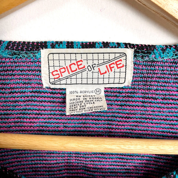 1970s vintage cropped knit top - size medium - NextStage Vintage