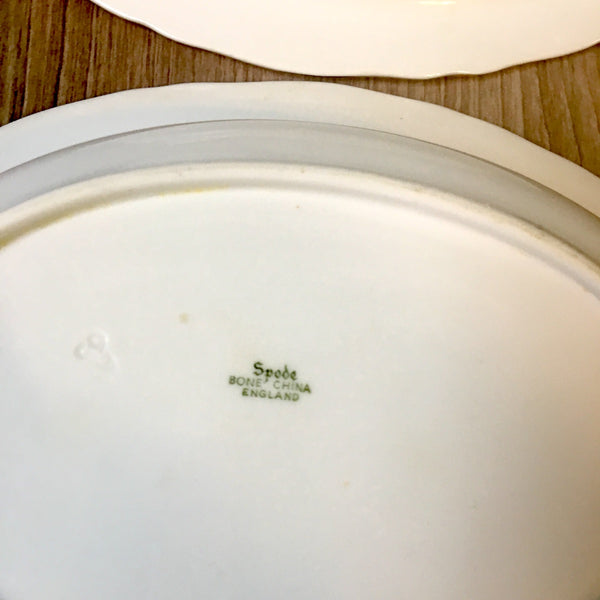 Spode Nordic pattern oval serving bowls - set of 2 - 1960s china - NextStage Vintage