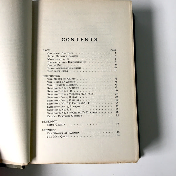 Standard Concert Guide by George P. Upton - 1915 illustrated hardcover - NextStage Vintage