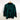 1980s acrylic black and jade patterned sweater by Stefano International -  size L - NextStage Vintage