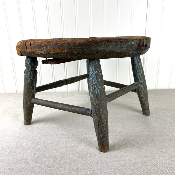 Shabby antique stool for display - old wood, old paint - true vintage - NextStage Vintage