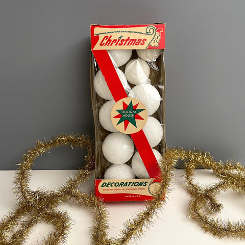 Holiday House Christmas Decorations - vintage Christmas craft packaging - NextStage Vintage