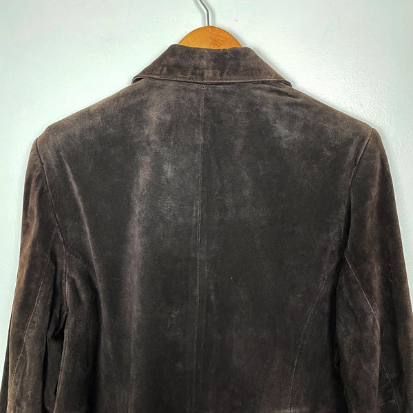 Brown suede jacket by Style & Co. - size large - NWOT - NextStage Vintage