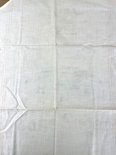 Sugar sack dish towels - set of 4 - 1940s vintage - NextStage Vintage