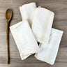Sugar sack dish towels - set of 4 - 1940s vintage - NextStage Vintage