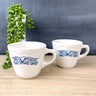 Syracuse restaurantware blue eagle coffee cups - 1970s vintage - NextStage Vintage