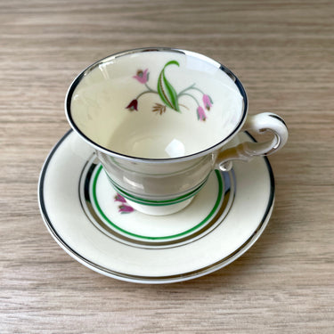 Syracuse Rosalie demitasse cup and saucer - Federal shape - NextStage Vintage