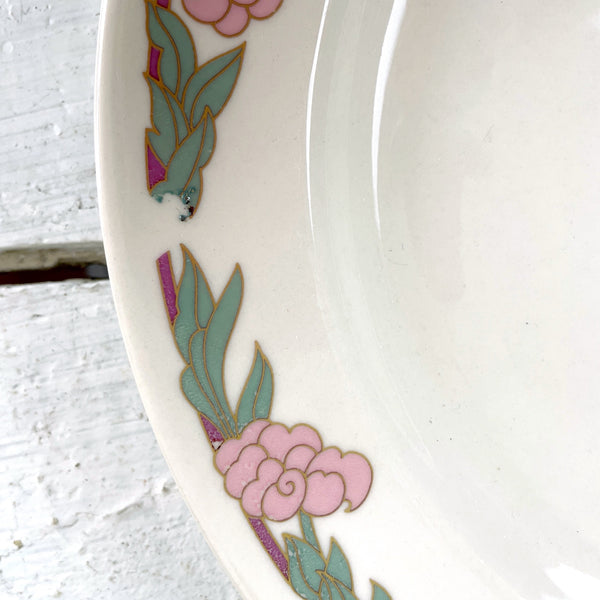 Syracuse China floral restaurant ware china for 4 - 1980s vintage - NextStage Vintage