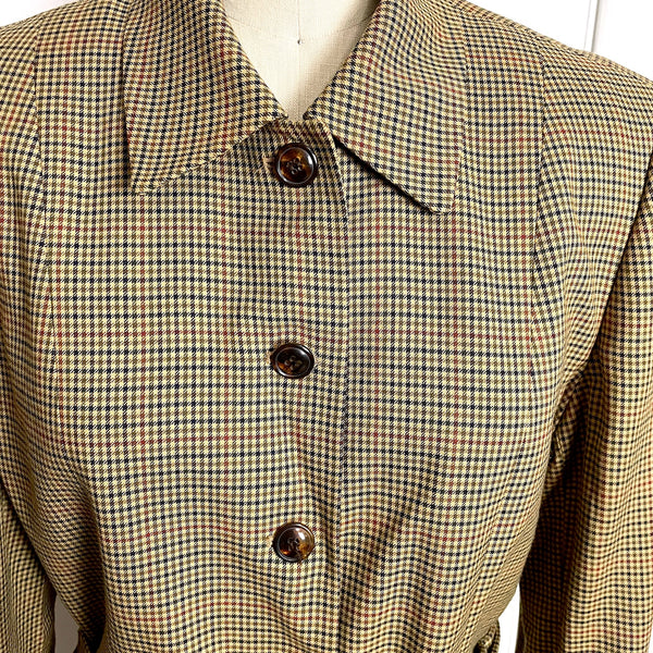 Vintage Talbots belted checked hunt jacket - size 10 - NextStage Vintage