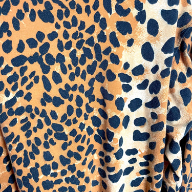 1990s vintage leopard print tunic - size 1X - NextStage Vintage