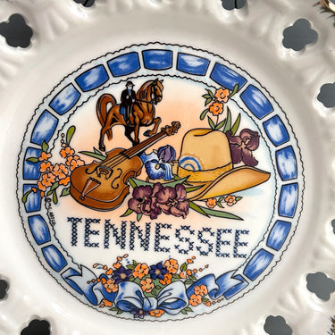 Tennessee state souvenir plate - 1980s vintage - NextStage Vintage