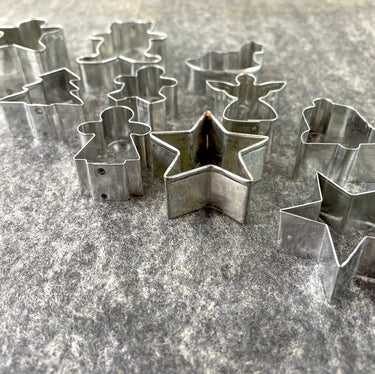 10 tiny cookie cutters - for cooking and crafting - NextStage Vintage