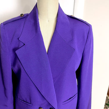 1980s cropped double breasted jacket - size M-L - NextStage Vintage