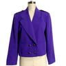 1980s cropped double breasted jacket - size M-L - NextStage Vintage
