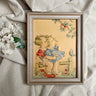 Apple-cheeked kids Artograph Third Dimension picture - 1950s vintage - NextStage Vintage
