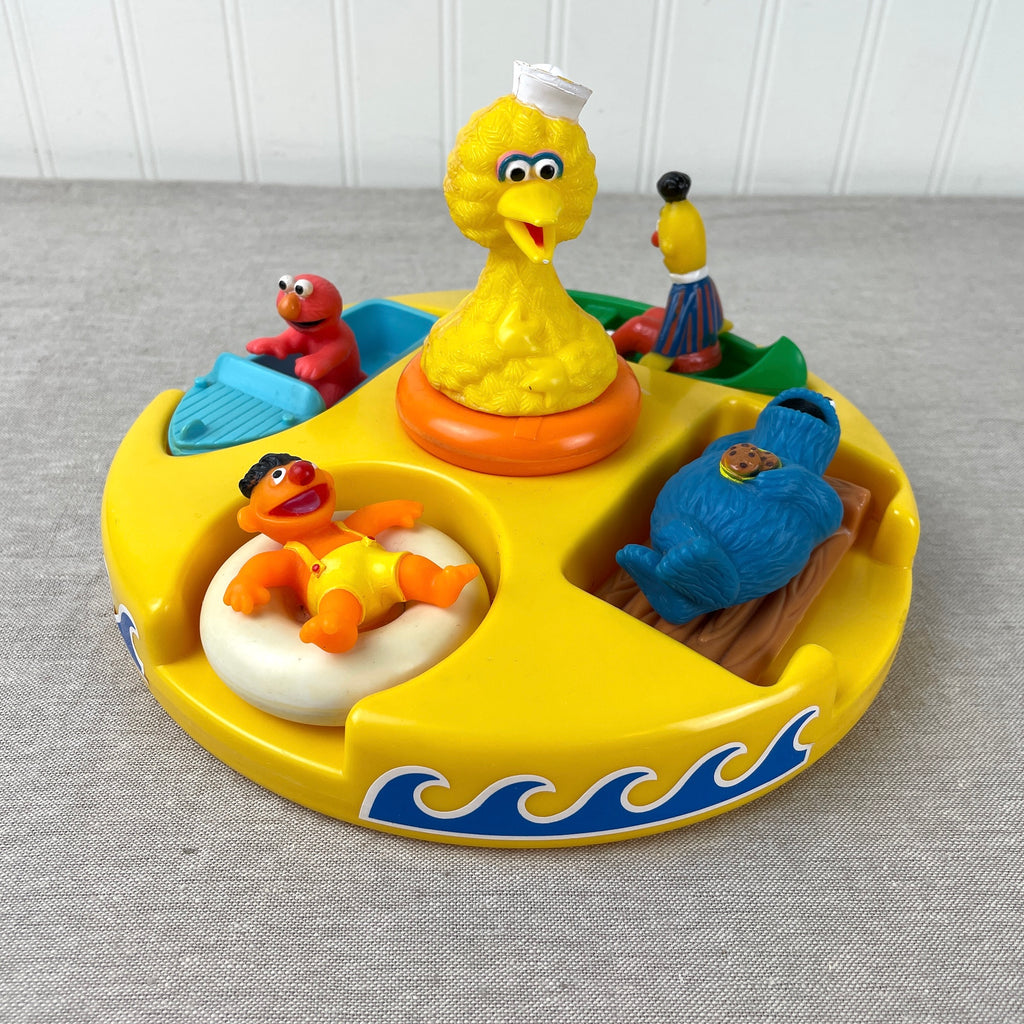 Tyco Sesame Street floating bath toy - 1990s vintage - NextStage Vintage