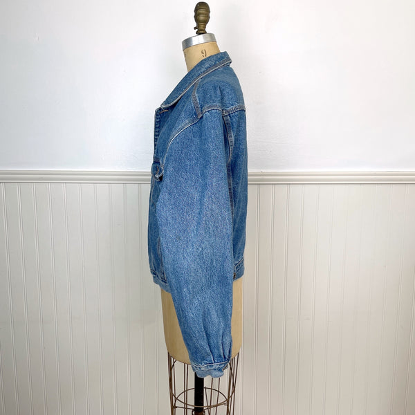 Vintage 1980s Union Bay blue denim jean jacket - size medium - NextStage Vintage