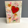 "To Mother and Dad" vintage valentine with honeycomb pop-up - 1970s vintage American Greetings - NextStage Vintage