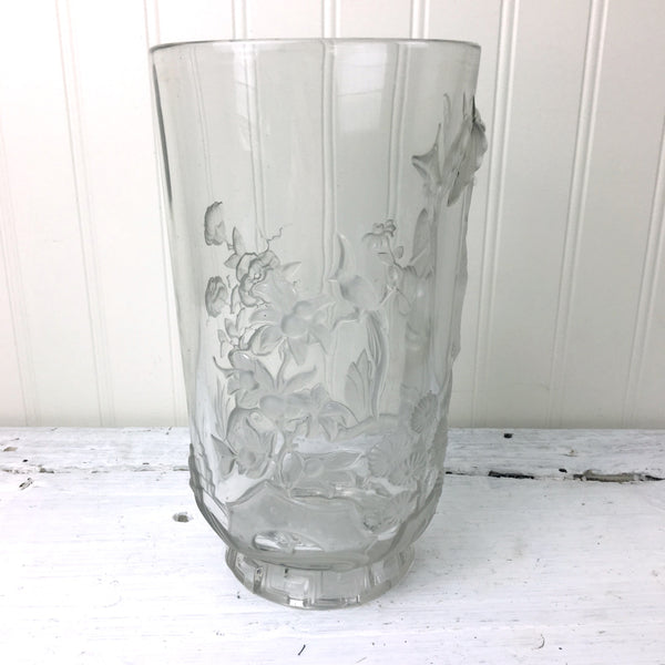 Verlys America Mandarin vase - 1940s Chinoiserie glass - NextStage Vintage