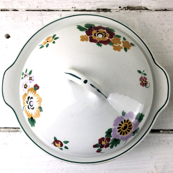 Villeroy & Boch Wallerfangen covered bowl - #2651B - 1930s vintage - NextStage Vintage