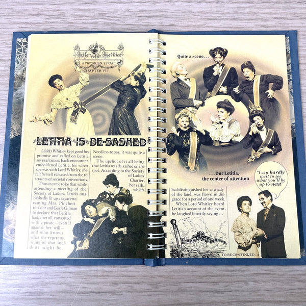 Virginia Slims Book of Days illustrated engagement calendar - 1988 vintage - NextStage Vintage