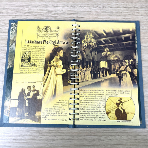 Virginia Slims Book of Days illustrated engagement calendar - 1988 vintage - NextStage Vintage