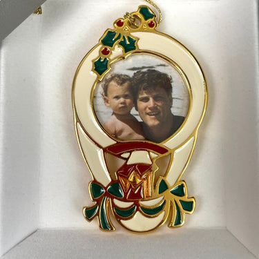Wallace Silversmith Cameo Ornament - hot air balloon - NIB vintage ornament - NextStage Vintage