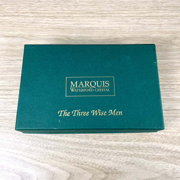 Waterford Marquis The Three Wise Men - in box - NextStage Vintage