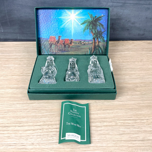 Waterford Marquis The Three Wise Men - in box - NextStage Vintage