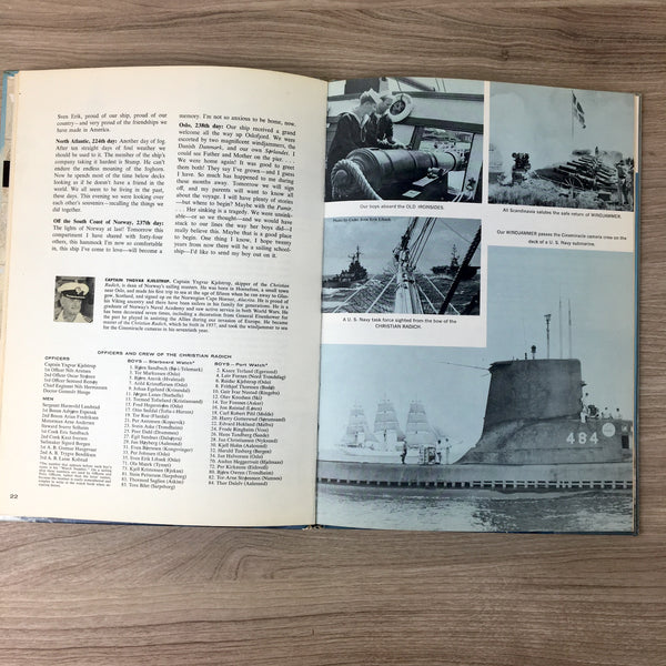 Louis deRochemont's Windjammer a modern adventure in Cinemiracle - photo book - 1958 hardcover - NextStage Vintage