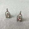 Wishbones with rhinestones clip on earrings - 1960s vintage - NextStage Vintage