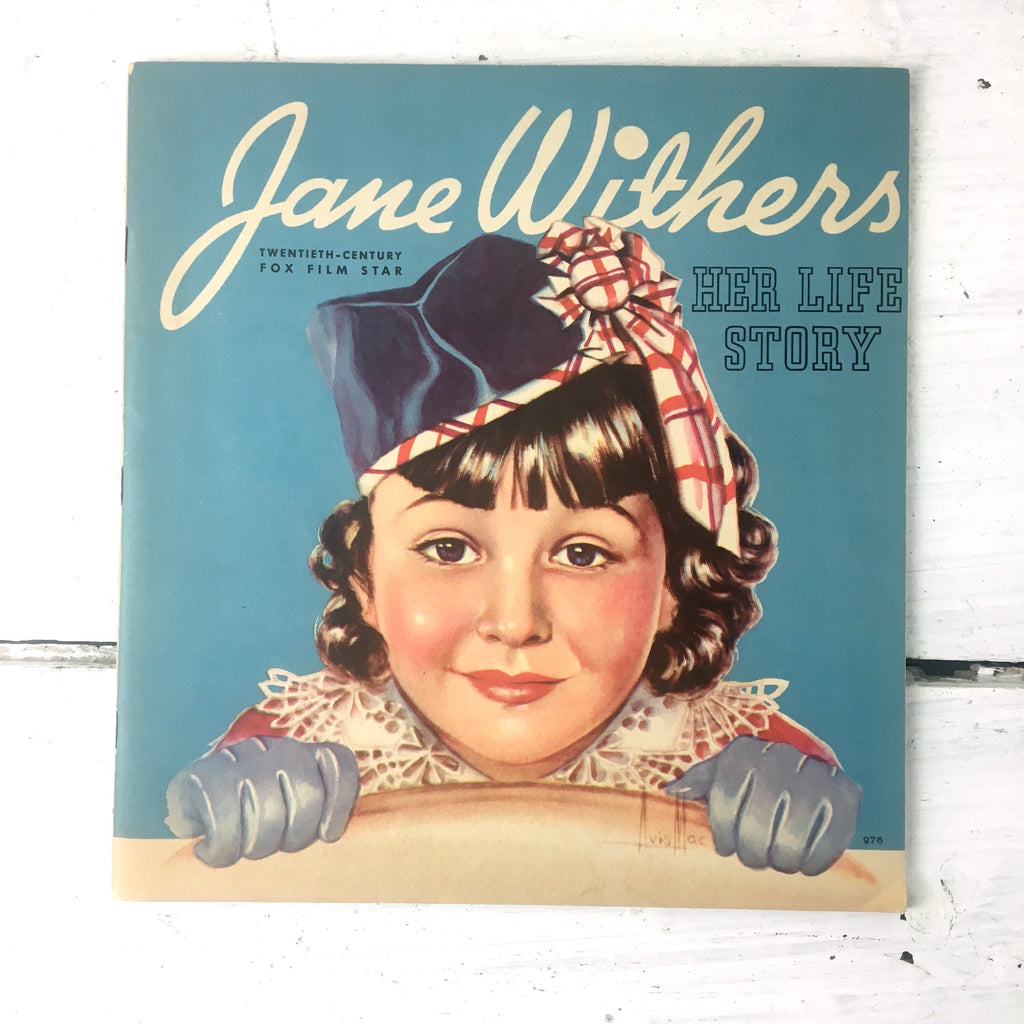 Jane Withers: Twentieth-Century Fox Film Star: Her Life Story by Eleanor Packer - 1936 softcover - NextStage Vintage