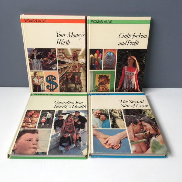 Woman Alive - 5 volumes from Aldus Books - 1970s vintage non-fiction - NextStage Vintage