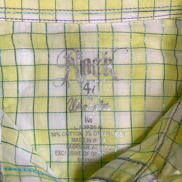 Rock 47 by Wrangler pearl snap shirt - size M - NextStage Vintage