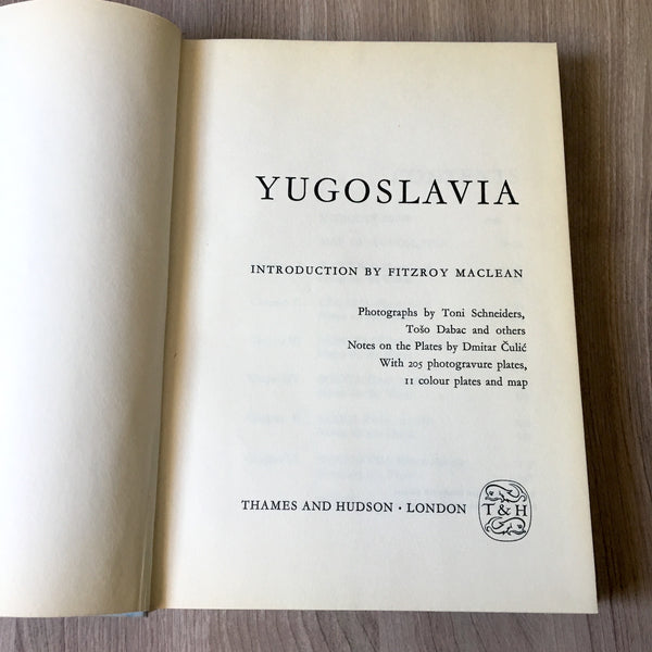 Yugoslavia by Fitzroy Maclean - 1969 first edition hardcover - NextStage Vintage