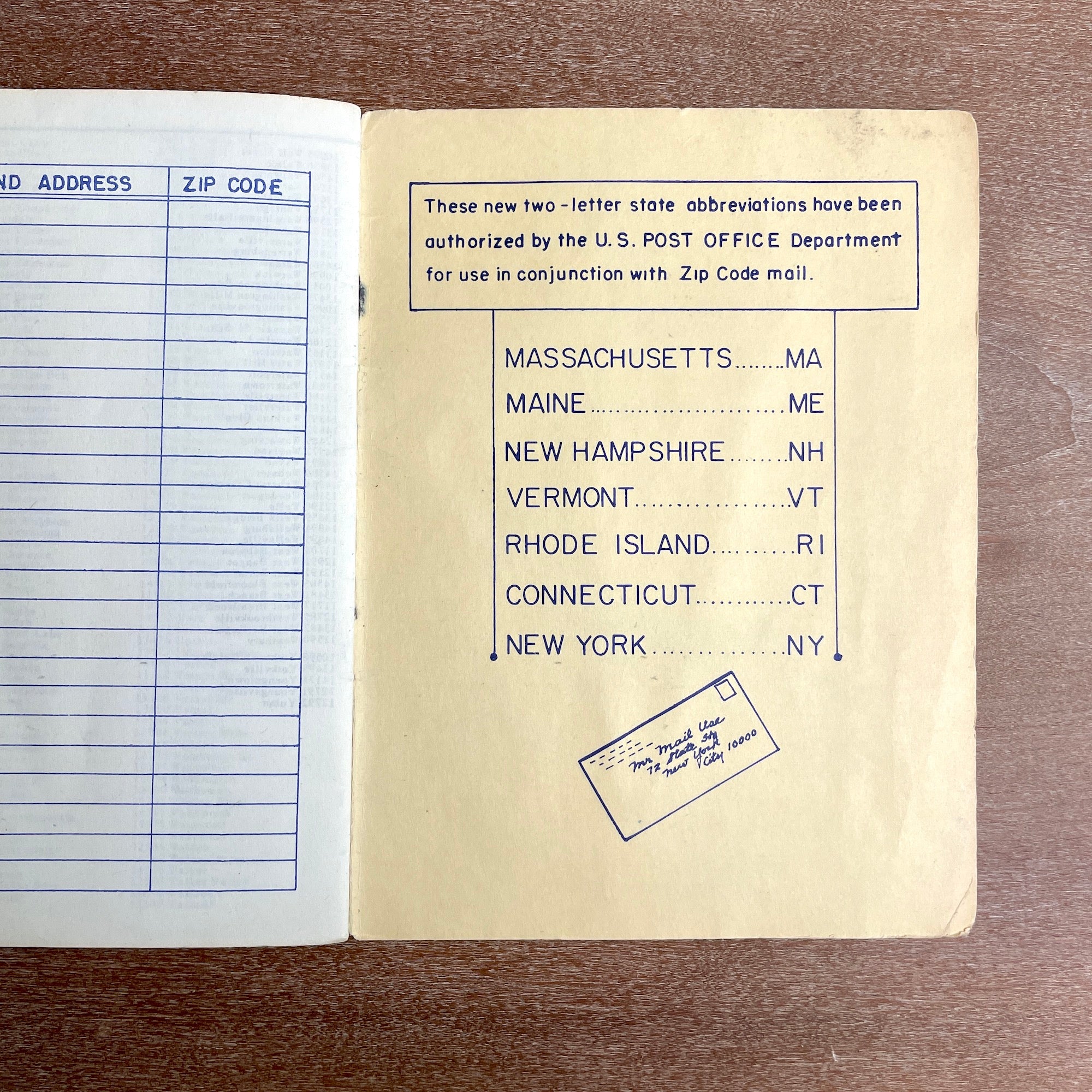 Historical Zip Code New England Map Company Zip Code Directory for the northeast - 1960s v ...