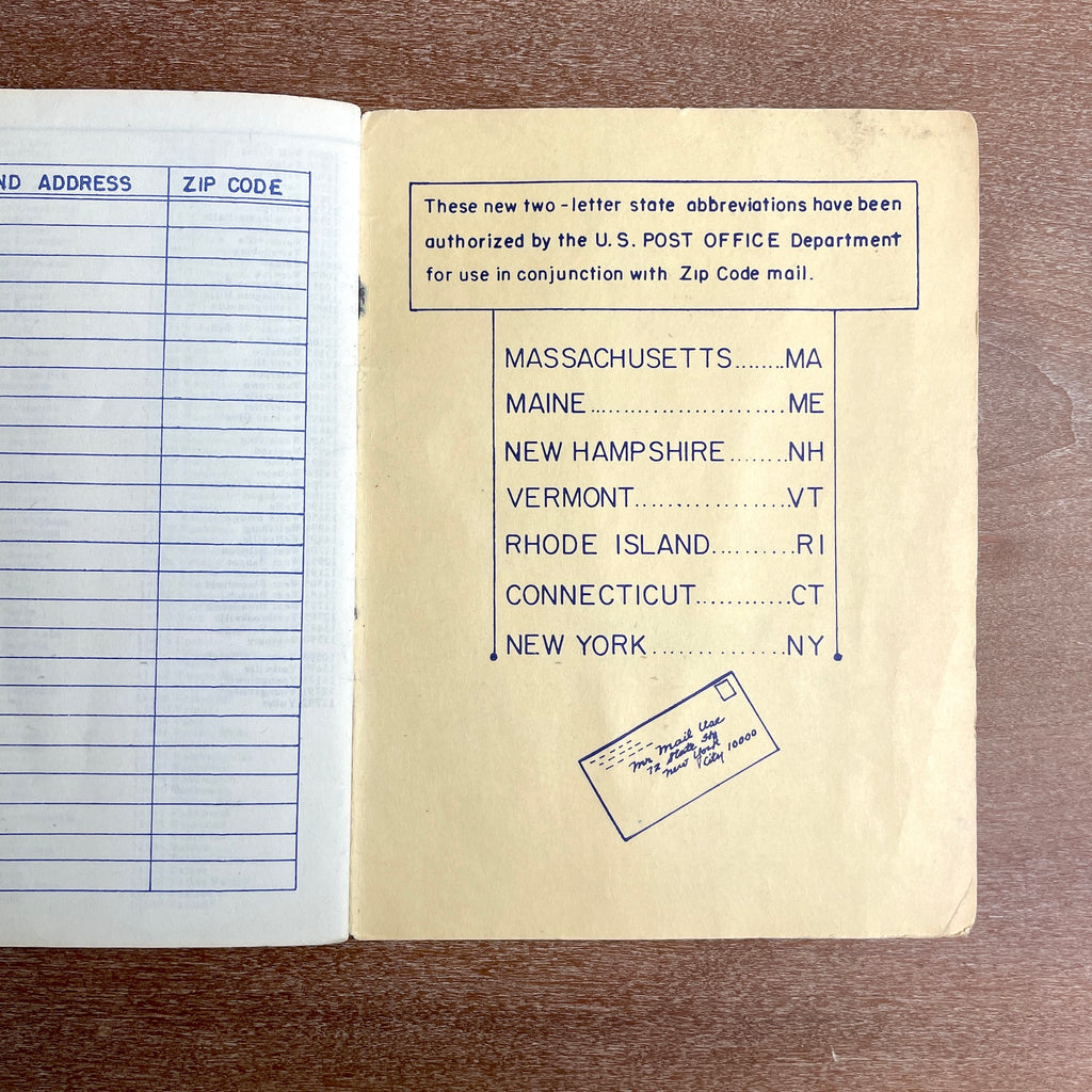 Zip Code Book Zip Code Book